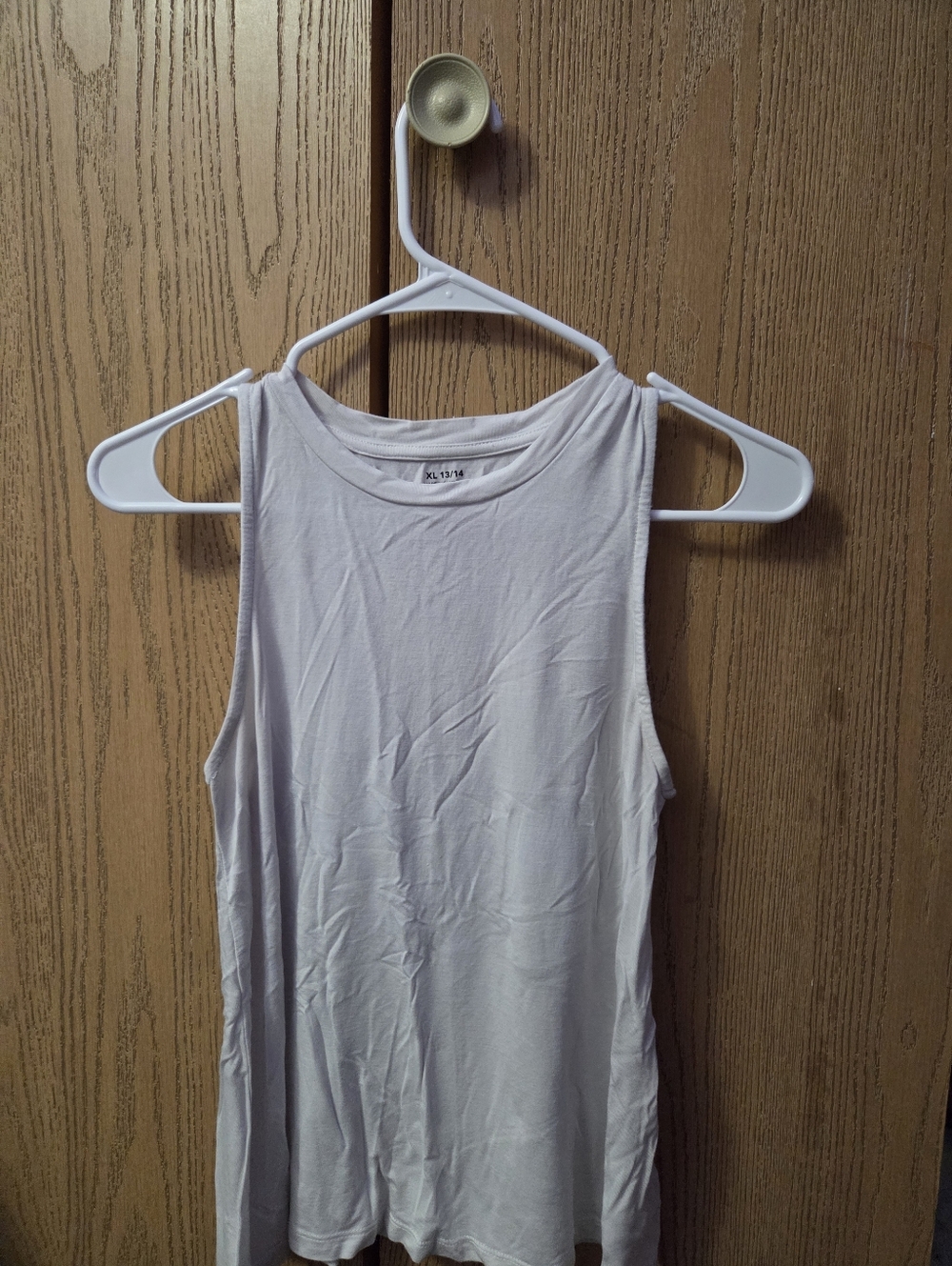 Light Gray Women's Sleeveless Tank Top